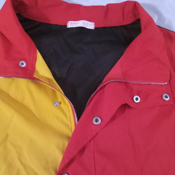 Romwe Vintage 90s Colorblock Windbreaker sz XL/ 12 - Picture 5 of 8